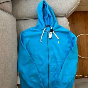 Polo Ralph Lauren Blue Hooded Sweatshirt NWT!